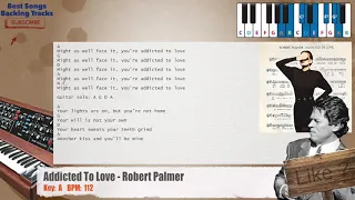 🎹 Addicted To Love - Robert Palmer Piano Backing Track with chords and lyrics