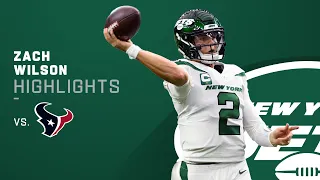Zach Wilson's Best Plays from Win vs. Texans | NFL 2021 Highlights