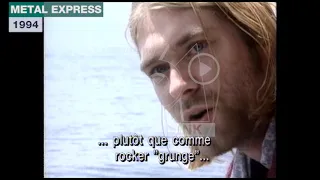 Extrait archives M6 Video Bank // Kurt Cobain (Metal Express - 1994)