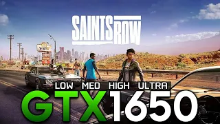 Saints Row Reboot | GTX 1650 + RYZEN 5 1600 af | All Settings 1080p