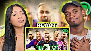 REACT | ♫ ACABOU? A CHAMPIONS SEM MESSI, CR7, NEYMAR E CIA 😭 | Paródia Someone Like You - Adele