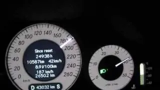 E320 CDi 0-200 km/h