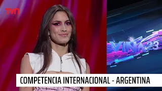 Competencia internacional: así fue la presentación de Mila Manes, la representante de Argentina