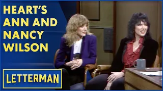 Heart's Ann and Nancy Wilson Were Scared By Elvis Presley | Letterman