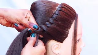 Easy Exclusive hairstyle for Long hairs - Easy ponytails | easy hairstyle