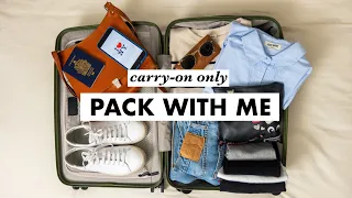 Minimal Travel Capsule | how to pack light in a carry on bag only! ✈️
