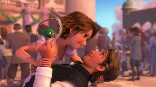 Last scene of tangled (Happy Ending)