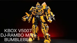 Speed Build 2023 Kbox V5007 DJ-RAMBO MAN 5692 pcs Unofficial Lego  BUMBLEBEE