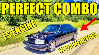 I Finished EVERYTHING On My LS Swapped Mercedes Turbo Diesel! Best Of All Worlds!