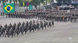 Passagem de Comando da 4a Bda Inf L Mth - II. Desfile da tropa, no 10° BIL Mth. Dia 27/04/2022.