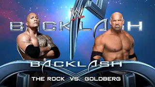 Goldberg vs. The Rock - WWE Backlash 2002 - WWE 2K23