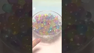 🌈알록달록 개구리알🐸테이프공 만들기! - Orbeez(water beads) Tape Balloon DIY with Nano Tape#밍투데이#테이프풍선