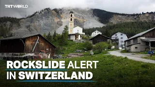 A Swiss community to evacuate homes due to large rockfall warning