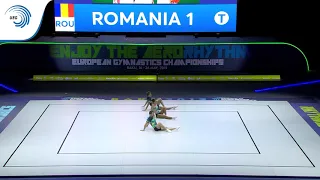 BOCSER, GAVRILOVICI & NICULESCU (ROU) - 2019 Aerobics Europeans, trio final