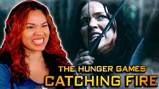 HUNGER GAMES: CATCHING FIRE (2013) MOVIE REACTION *BEST ONE IN THE SERIES PERIOD!* ACTRESS REACTS