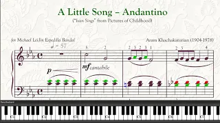 A Little Song (Andantino / Ivan Sings) by Aram Khachaturian