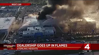 Buff Whelan Chevrolet dealership goes up in flames