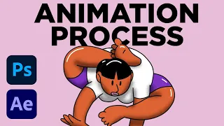 CHARACTER ANIMATION | Photoshop & After Effects Process