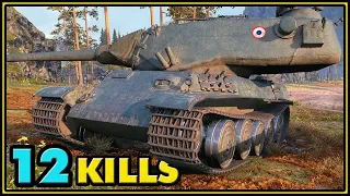 AMX M4 51 - 12 Kills - World of Tanks Gameplay