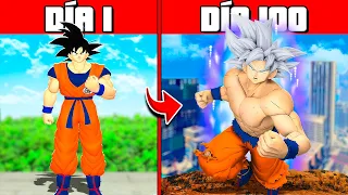 SOBREVIVÍ 100 DÍAS como GOKU en GTA 5!! (Dragon Ball Z mod)