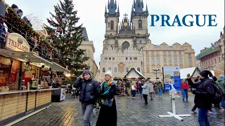 Prague, Czech Republic 🇨🇿 December 2022 - 4K HDR Walking Tour