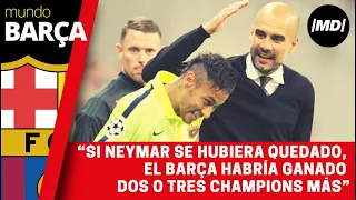 Guardiola mostró su admiración por Neymar antes del duelo City-PSG de Champions