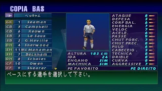 Winning Eleven 4 - Inglaterra - Stats - PS1