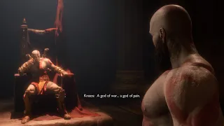 Kratos talks to his past self