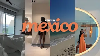 cancun vlog | first solo trip, adults all inclusive resort, cenote, snorkeling, spa day + more