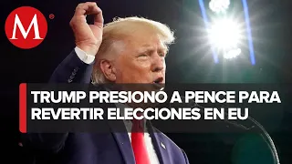 Acusan a Trump de presionar a Pence con “ridícula teoría legal” para revertir la elección