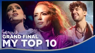 🇪🇪 Eesti Laul 2022 - GRAND FINAL: My Top 10 (Estonia Eurovision 2022)