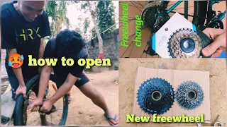 How to change freewheel at home || New freewheel install || porana freewheel kharab hogaya.