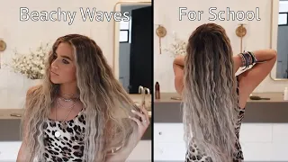 More Beachy Waves to do for School | Hair By Chrissy
