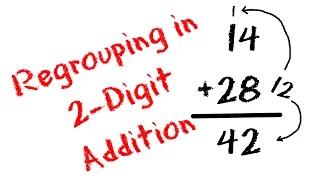 2 Digit Addition with Regrouping - Carrying and Place Value for Kids - FreeSchool