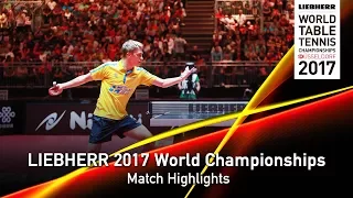 2017 World Championships Highlights I Ma Long vs Anton Kallberg (Round 2)