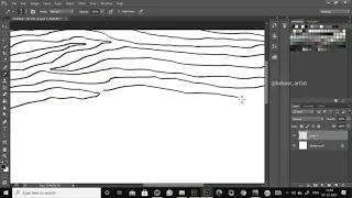 How to create zebra print in Photoshop || Time-lapse