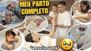 MEU PARTO COMPLETO!! O DOM NASCEU!!*emocionante* 🥹💚😭