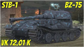 STB-1, VK 72.01K & BZ-75 ● WoT Blitz