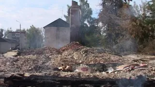 В Алексине горел дом из кинофильма Курьер из рая 2013 год