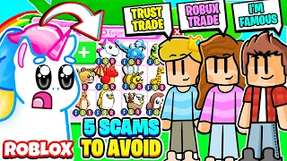 5 SCAMS TO AVOID IN ADOPT ME! Roblox Adopt Me Scamming