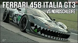 GTSPORT FERRARI 458 ITALIA GT3 VS NORDSCHLEIFE HOTLAP + SETUP (Multi-Cam)