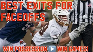 BEST FACEOFF EXITS FOR FOGOS | Faceoff Tutorial of the 3 exits you need to dominate a lacrosse game!