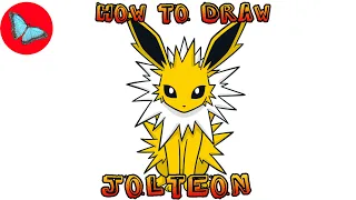 How To Draw Jolteon Pokemon | Drawing Animals