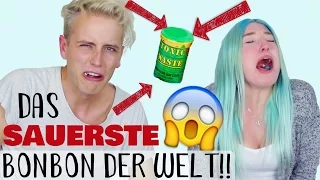 Wir testen das SAUERSTE Bonbon der Welt ! :O .. Julienco