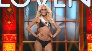 Slovenia - NINA ĐURĐEVIĆ - Miss Universe 2013 Preliminary Competition [HD]