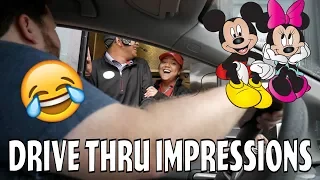 BEST REACTION EVER! - Mickey and Minnie at Drive-Thru - Valentines Day