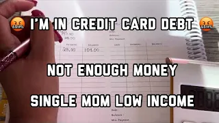 Paying off Debt Low Income Budget| Low Income Budgeting |Low Income Debt pay off