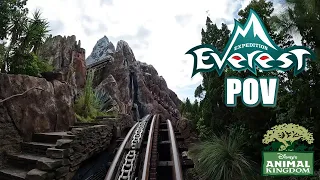 Expedition Everest POV (Front Row, 4K 60FPS), Disney's Animal Kingdom Vekoma Coaster | Non-Copyright