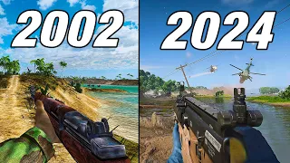 Evolution Of Battlefield Games 2002 - 2024