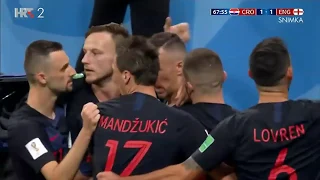 Goal Ivan Perišić - FIFA World Cup Half Final 2018 Hrvatska - Engleska (Croatia - England)